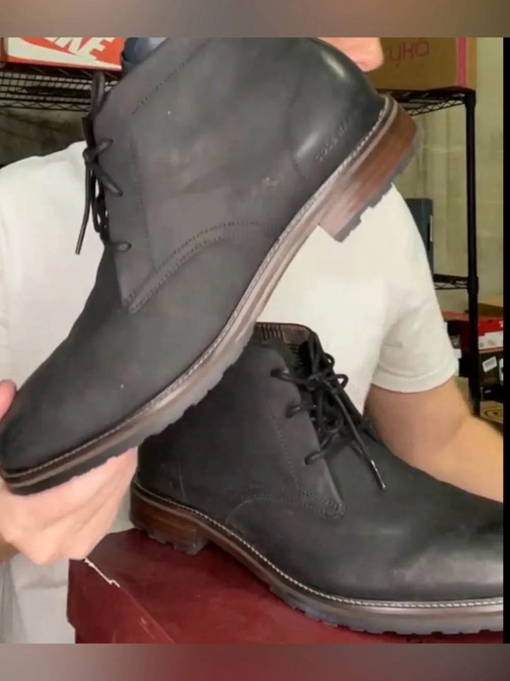 Cole Haan Men's Berkshire Leather Lug Chukka Boot, Size 11